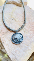 Buffalo Coin Necklace Small