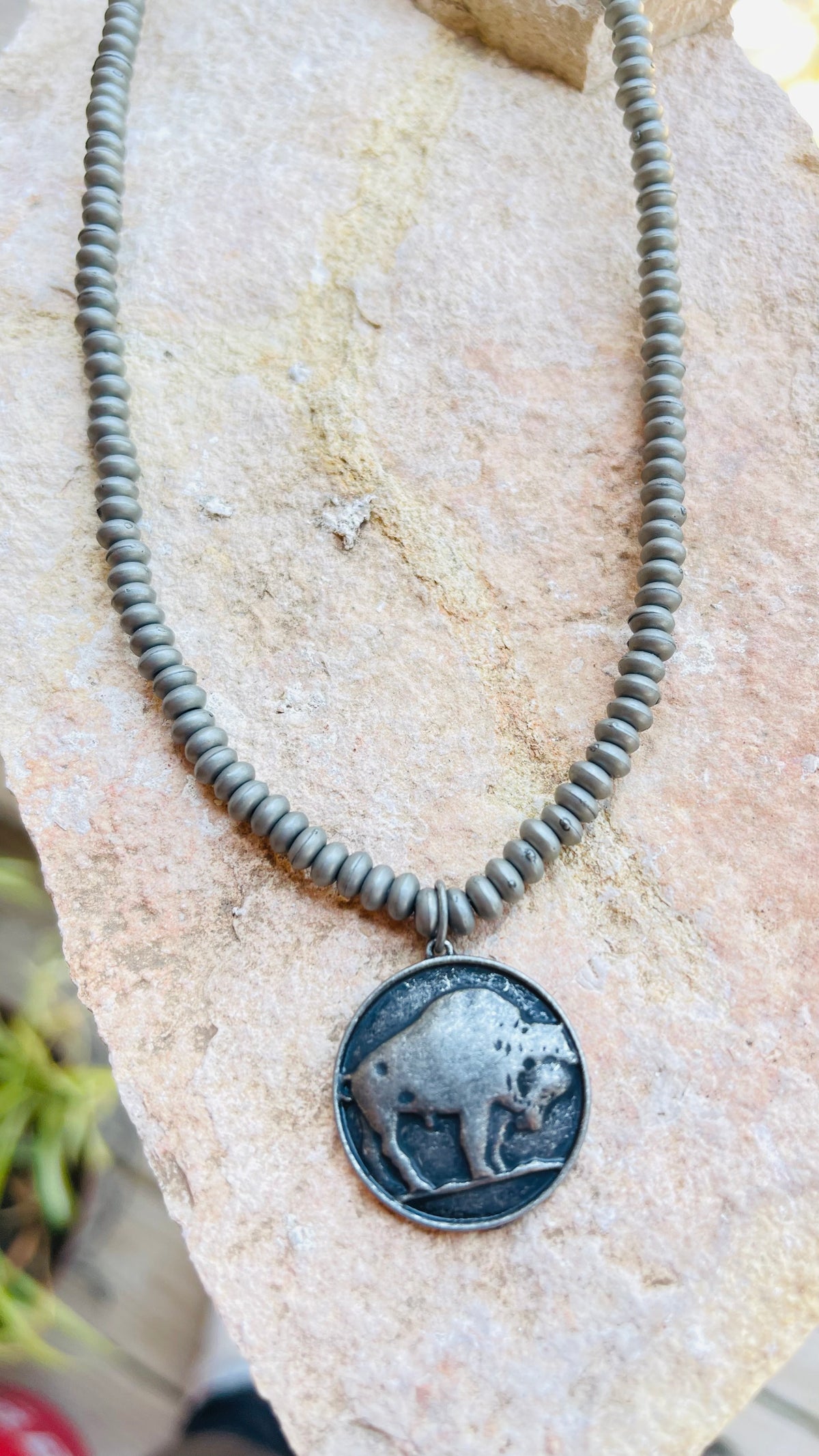 Buffalo Coin Necklace Small